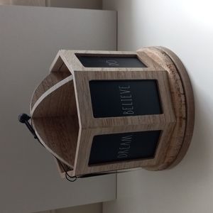 Rae Dunn carousel desk organizer Dream Believe Do Repeat